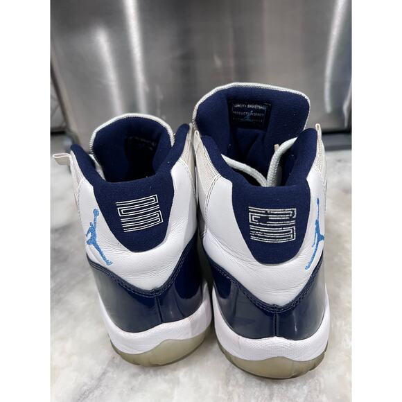 Nike Air Jordan 11 Retro Win Like 82 White Navy UNC Men’s Size 10.5 378037-123 main image 6